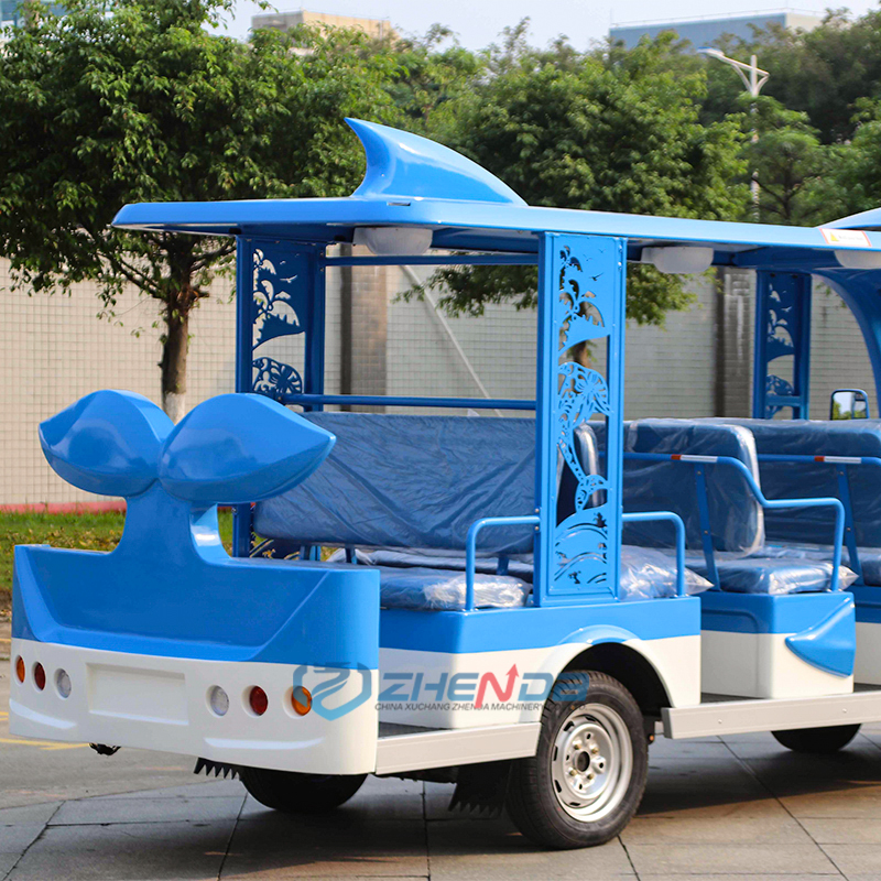New 14-seat Cartoon Used Buses for Sale Mini Bus for Transport Sightseeing Tour Car Manufacturer