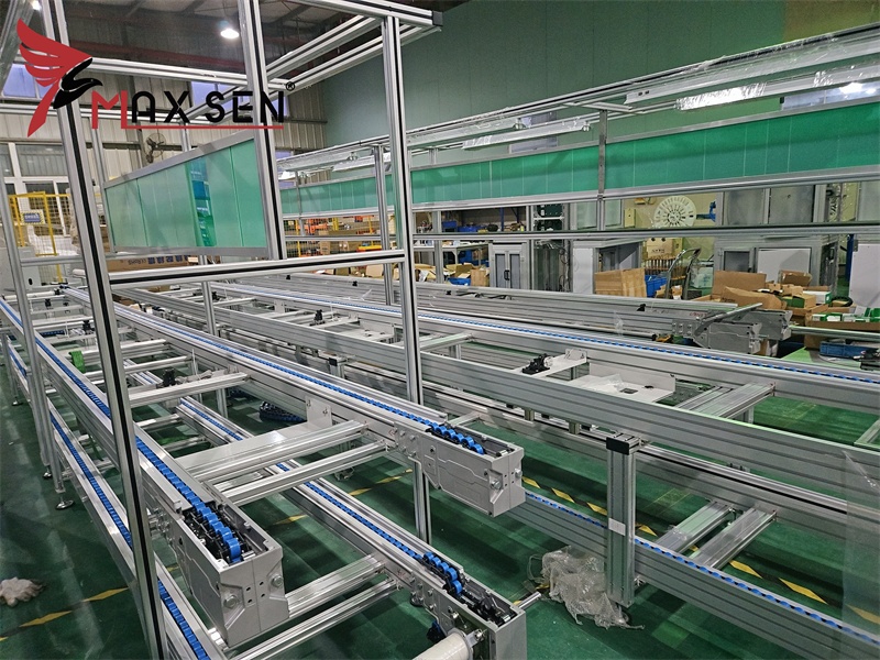 Hot sale Double Speed Chain Free Flow Automatic Production Line Automatic Transport Assembly Conveyor System