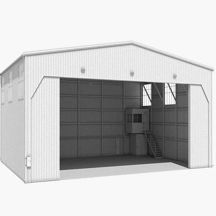 IBeehive Heavy Duty Steel Hangar Warehouse-Waterproof &amp; Sound Insulated Logistics Facility