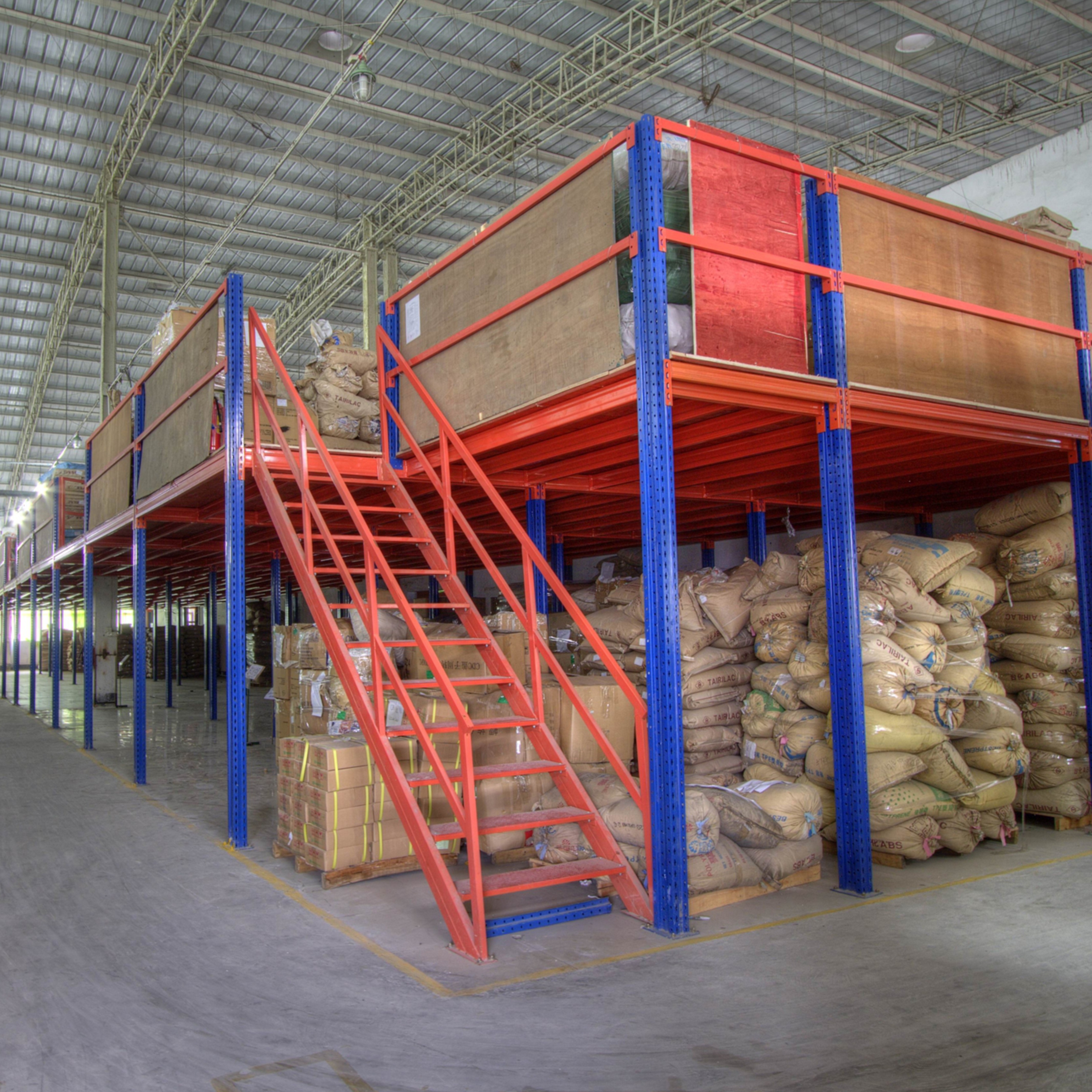 Logistics Center Special Mezzanine Rack Q235 Steel Warehouse Vertical Space Saving System
