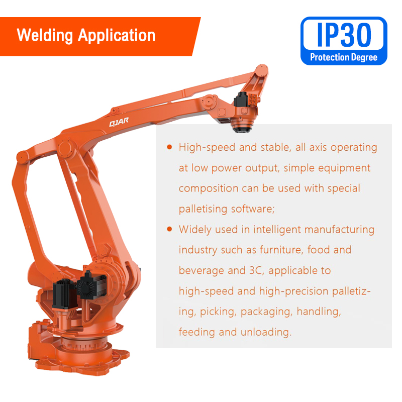 High-Speed and High-Precision Industrial Robot for Palletizing Picking Packaging Handling Feeding Unloading