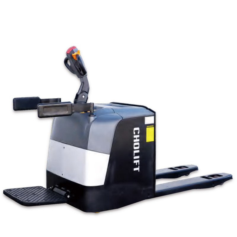 Walk Behind Electric Pallet Truck, Lithium Ion Battery Warehouse Walkie Pallet Jack