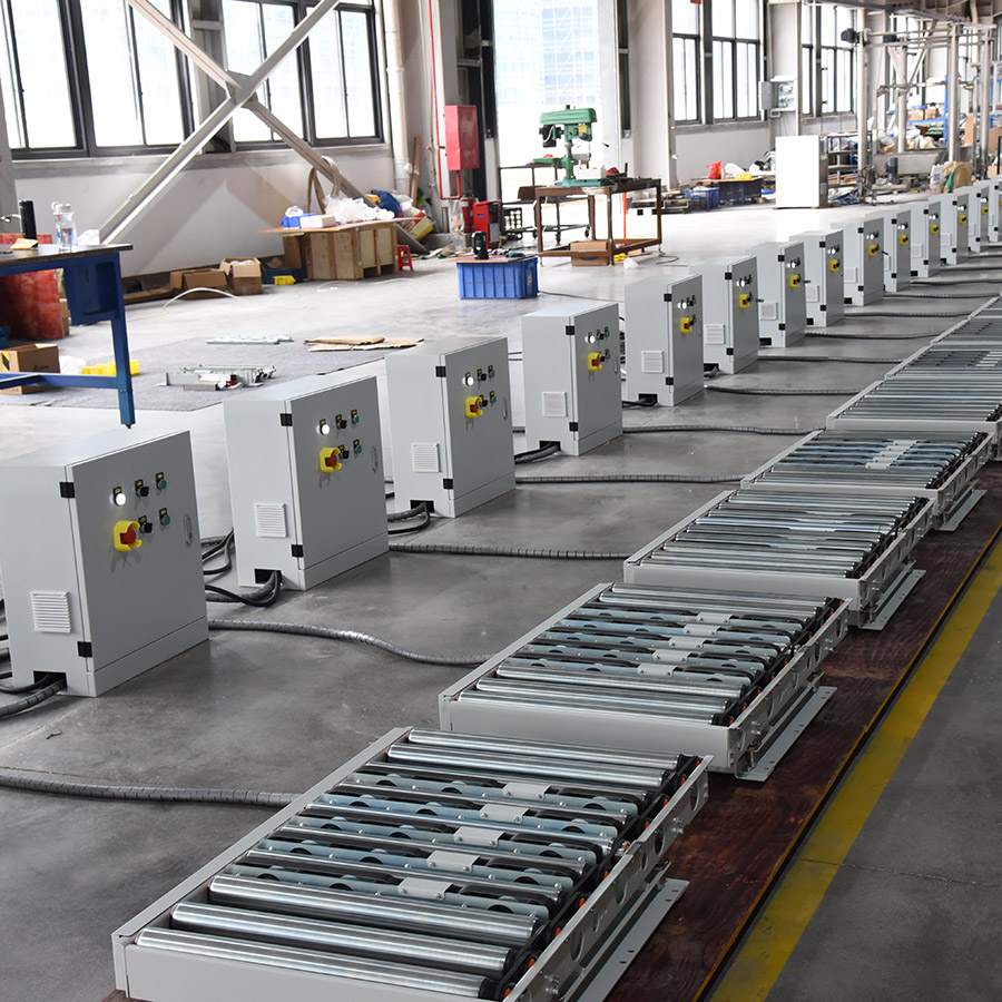 E-Commerce Popup Conveyor 90&deg; Lifting Transfer Roller Sorting Conveyor Ideal for Parcel Sorting