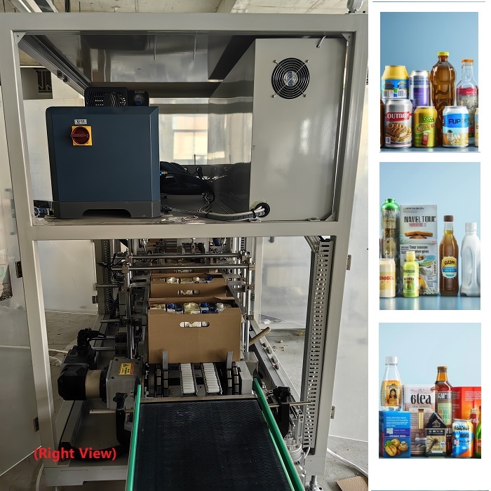 E-Commerce Logistics Wrap Around Box Packer | Parcel Box Automatic Packaging Machine PLC Control Food Grade High Productivity