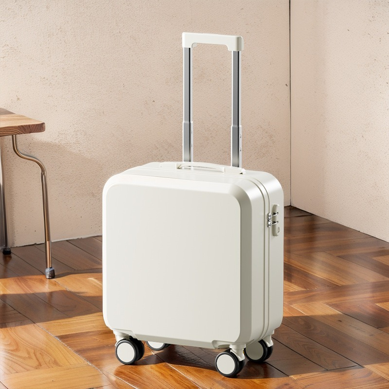 Small 20 Inch ABS Cartoon Luggage 2026 New for Students Large Capacity Trolley Case Zipper Password Lock Carry-On Travel Case