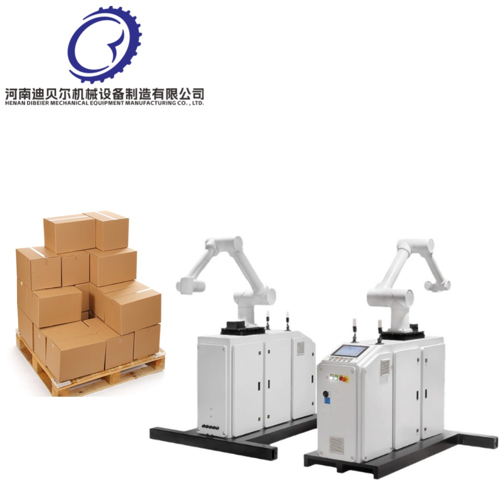 Cooperative Robot 6 Axis Arm 5kg Payload Carton Compatible Stacking Picking Loading Robot Palletizing Robot Collaborative