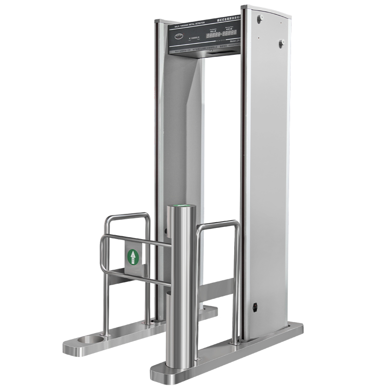 Ready To Ship Best Price High Sensitivity Detection Security Gate &amp; Turnstile All-in-One Machine