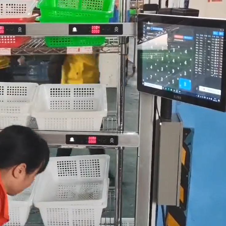 Customized Automated Retrieval Assorting System Pick to Light Light Strip Picking Pick to Light System