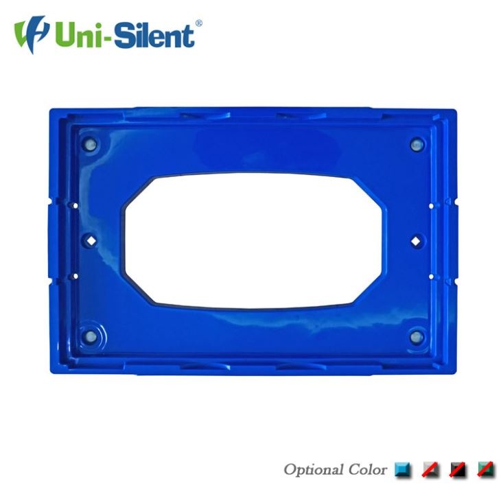 Uni-Silent 250kgs Easy Carry Tote Plastic Container Moving Small Size Warehouse Platform Dolly PLA250B-ZDL