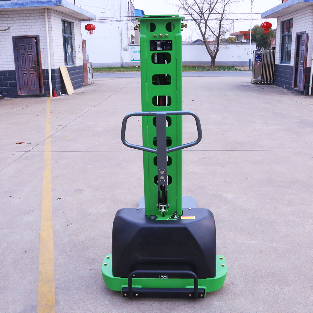 OEM Supply 500kg 1.3m Self Loading Walkie Stacker Lightweight Portable Pallet Lift For Van Delivery Easy 4 Steps Lift System