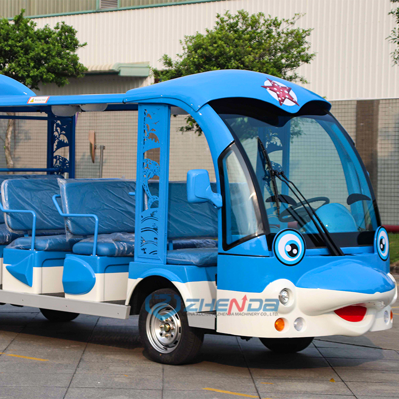 New 14-seat Cartoon Used Buses for Sale Mini Bus for Transport Sightseeing Tour Car Manufacturer