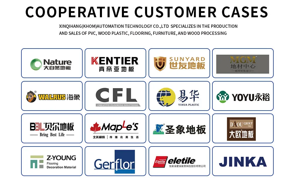 Global Distribution Ready Spc Flooring Line with 380V Voltage Requirements