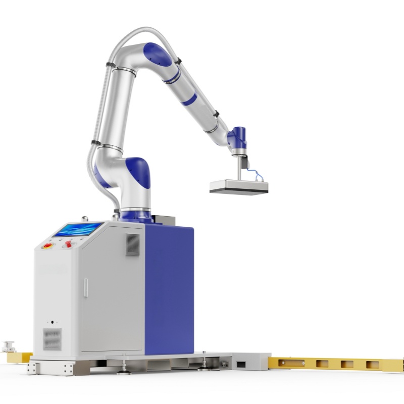 Intelligent Energy Saving Lifting Type Palletizing Robot 25kg PLC Gearbox Motor 5-Axis Control IP67 Rated for Industrial Use
