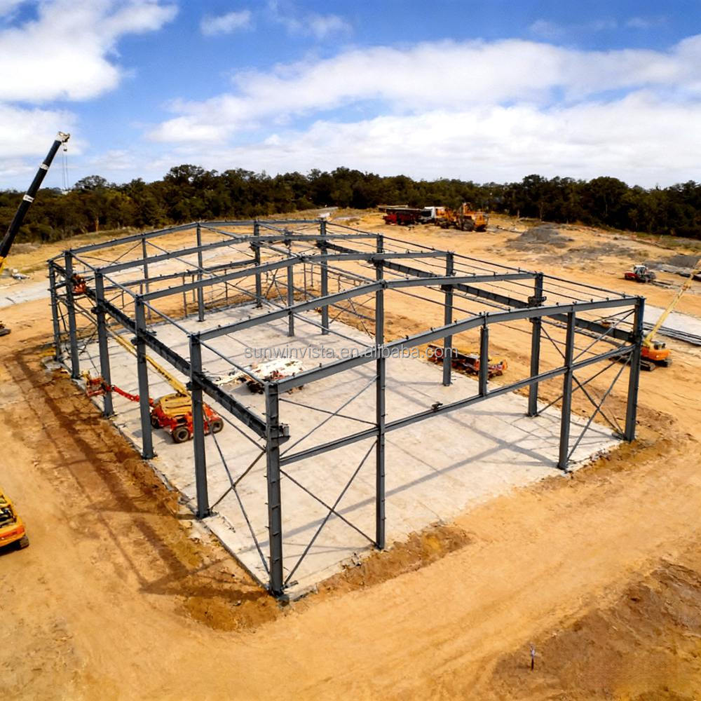 Warehouse Integrated STEEL STORAGE WORKSHOP With Racking System For Efficient Goods Classification And Storage