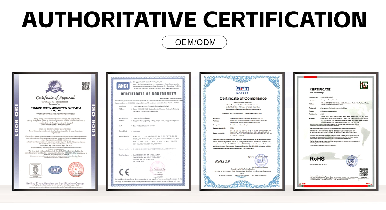 Certifications