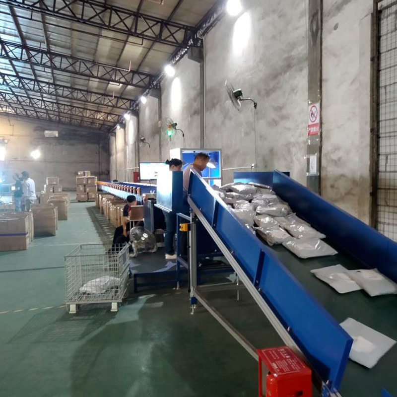 Automatic Warehouse Small Items Intelligent Sorting Solution Air-Push Automation for Seamless Order Fulfillment