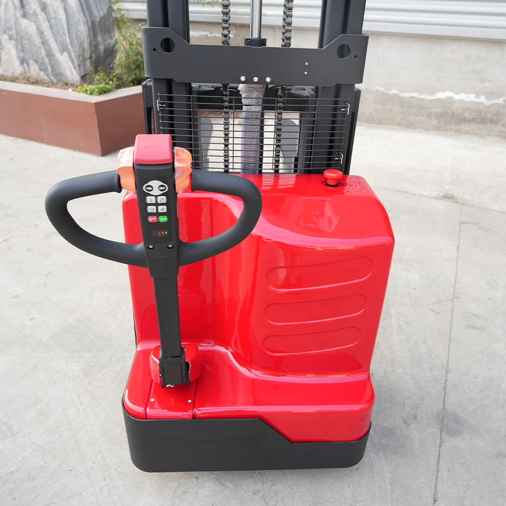 All Terrain 600kg Self Lifting Forklift Self Loading Stacker Auto Lift Pallet Forklift with Lifting Height Can Be Customized