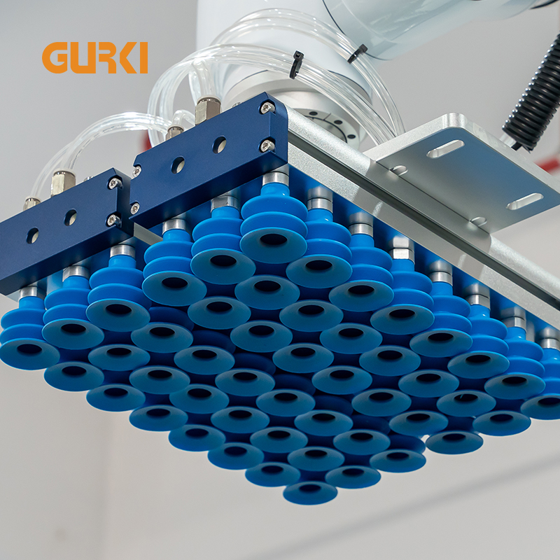 Gurki Automatic PLC High-Speed Stacking Robot System For Cartons Box Palletizer Machine