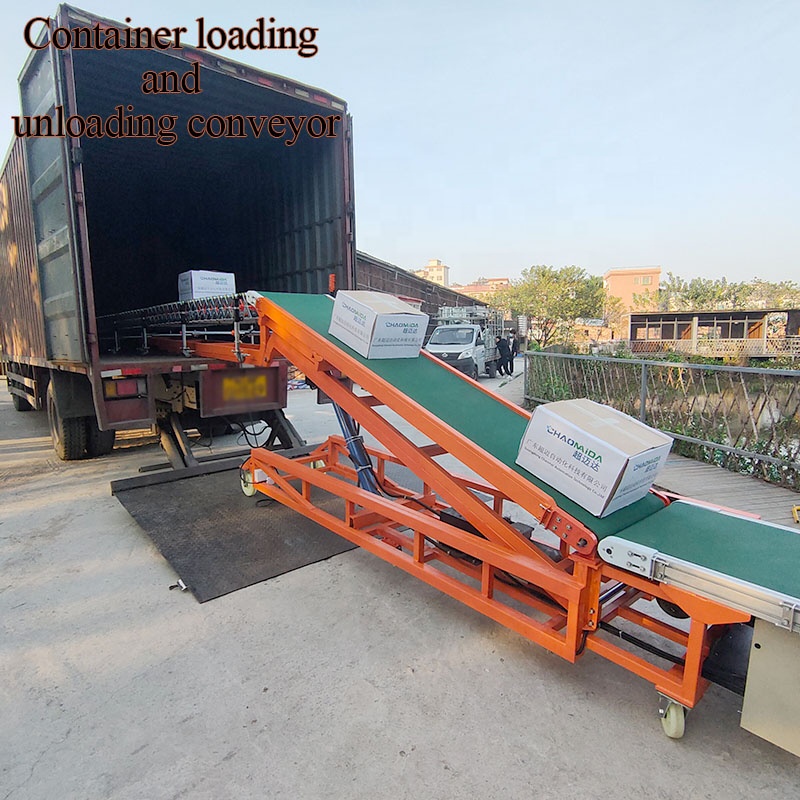Container Loading and Unloading Conveyor E-commerce Picking and Loading Unloading Conveyor Assembly Line