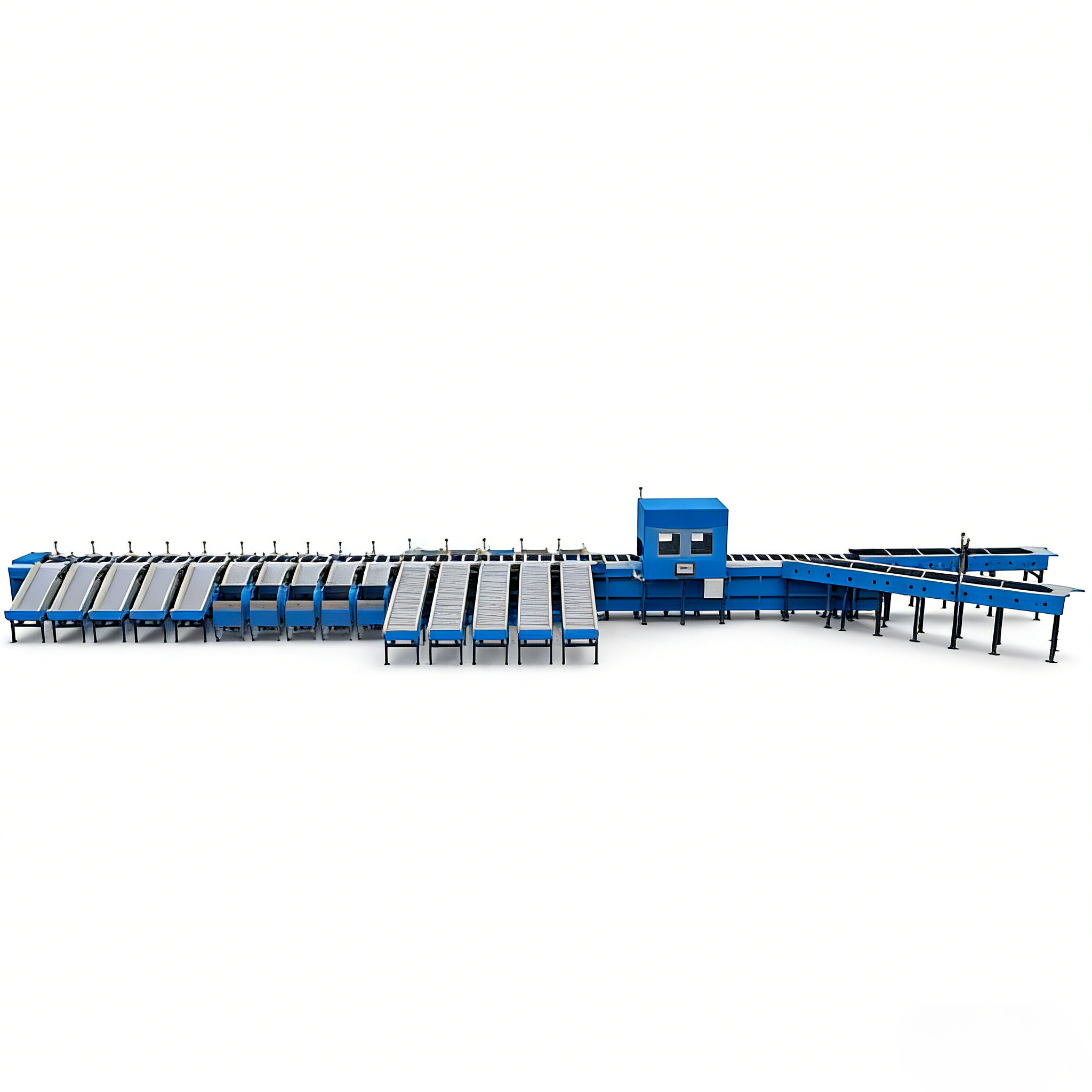 Express Parcel Sorting Machine Industrial Cross Belt Sorting System With Dws Sorting Conveyor Equipment For Logistic Warehouse