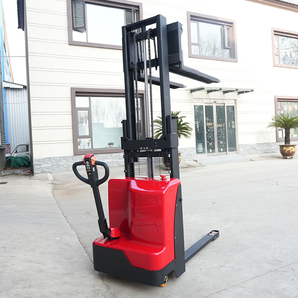 All Terrain 600kg Self Lifting Forklift Self Loading Stacker Auto Lift Pallet Forklift with Lifting Height Can Be Customized