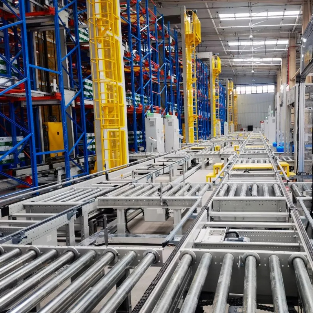 Chain Driven Live Roller Conveyor Heavy Duty Powered Roller Conveyor System for Handling Warehouse Logistics
