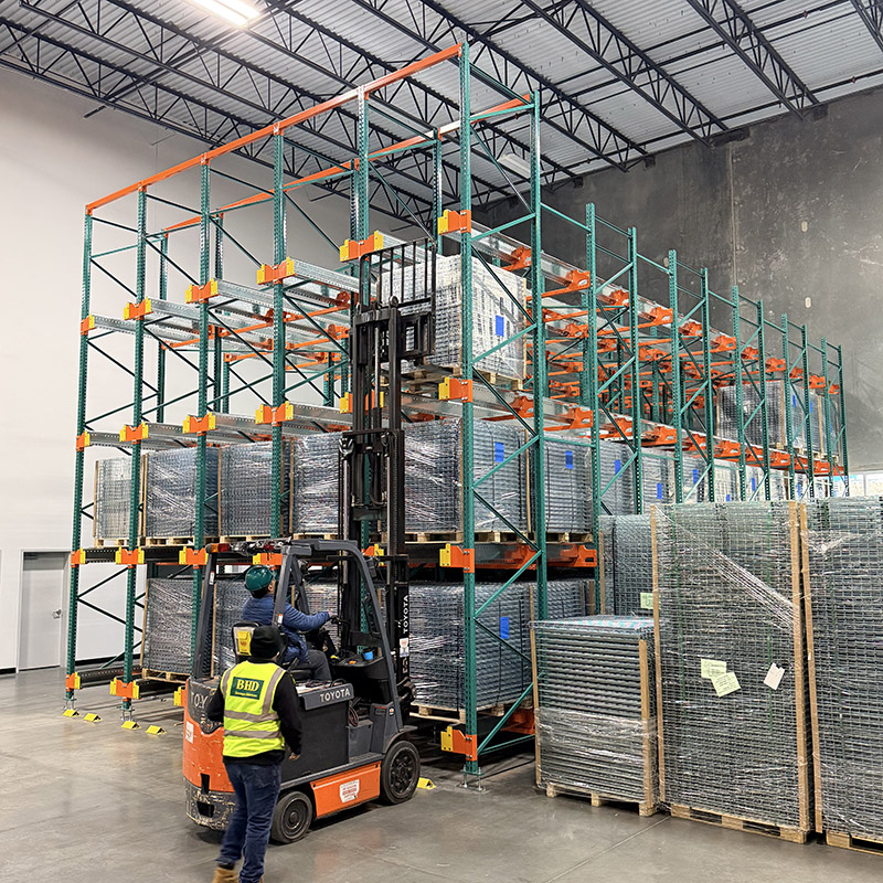 Cold Storage Radio Shuttle Rack System Heavy Duty Warehouse Pallet Storage Automation and Logistics Solutions