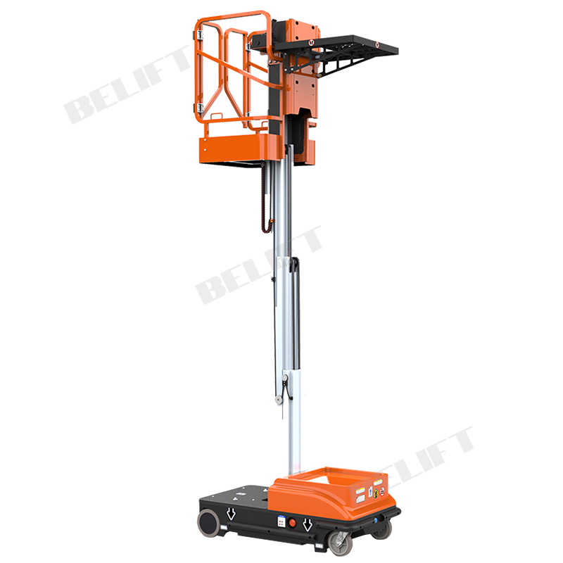 Narrow Aisles Small Mini Automate Order Pickers Automatic Mobile Drivable Warehouse Picking System with Light Indicators