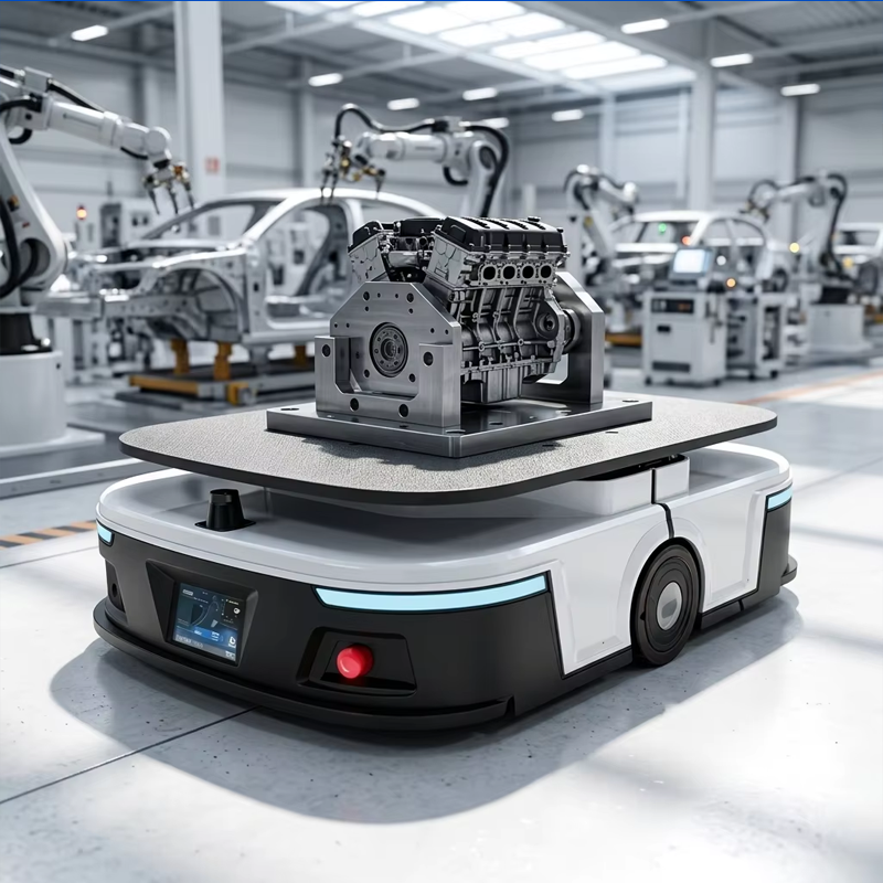 Auto Guidance Trackless QR Code Autonomous Mobile Robot Warehouse Unmanned agv Amr System with Shelf Lifting Mechanism
