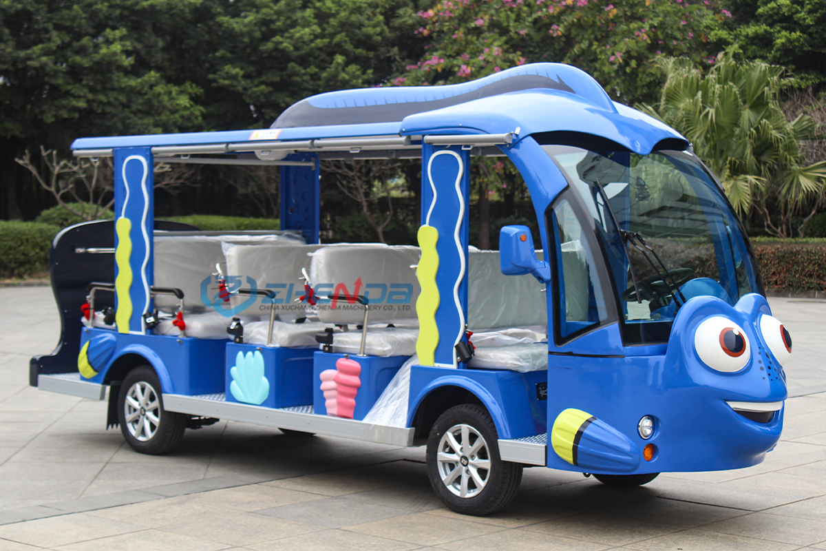 Sightseeing Bus Front View