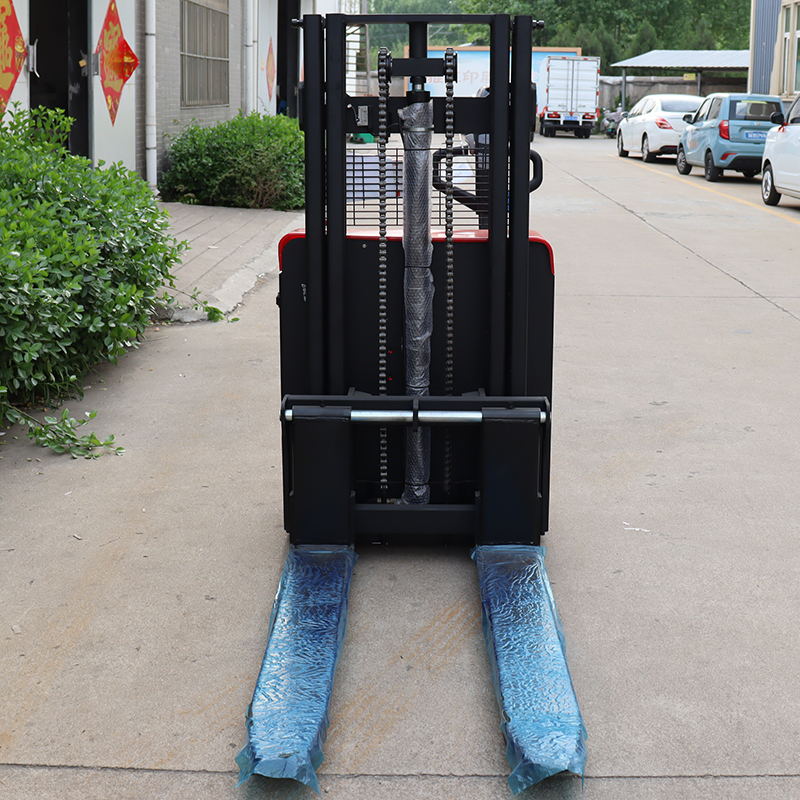 Hydraulic Electric Pallet Stacker Forklift, Portable Pallet Truck Lift, 1 Ton/2 Ton Walkie Electric Stacker Forklift