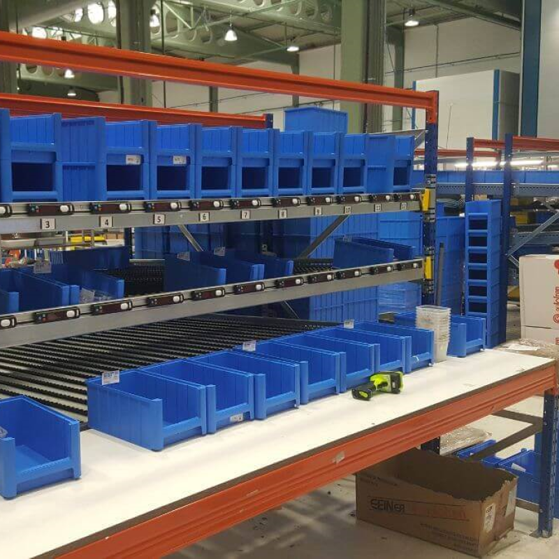 Manufacturer Wholesale High Efficiency Order Fulfillment Solution Pick to Light Sort System for Warehouse Distribution Centers