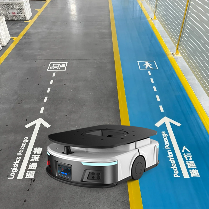 Auto Guidance Trackless QR Code Autonomous Mobile Robot Warehouse Unmanned agv Amr System with Shelf Lifting Mechanism