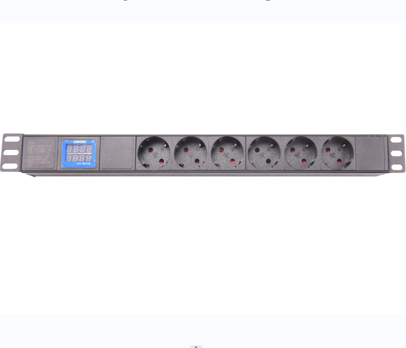 EU PDU 16A 250V 1U Rack Germany standard PDU