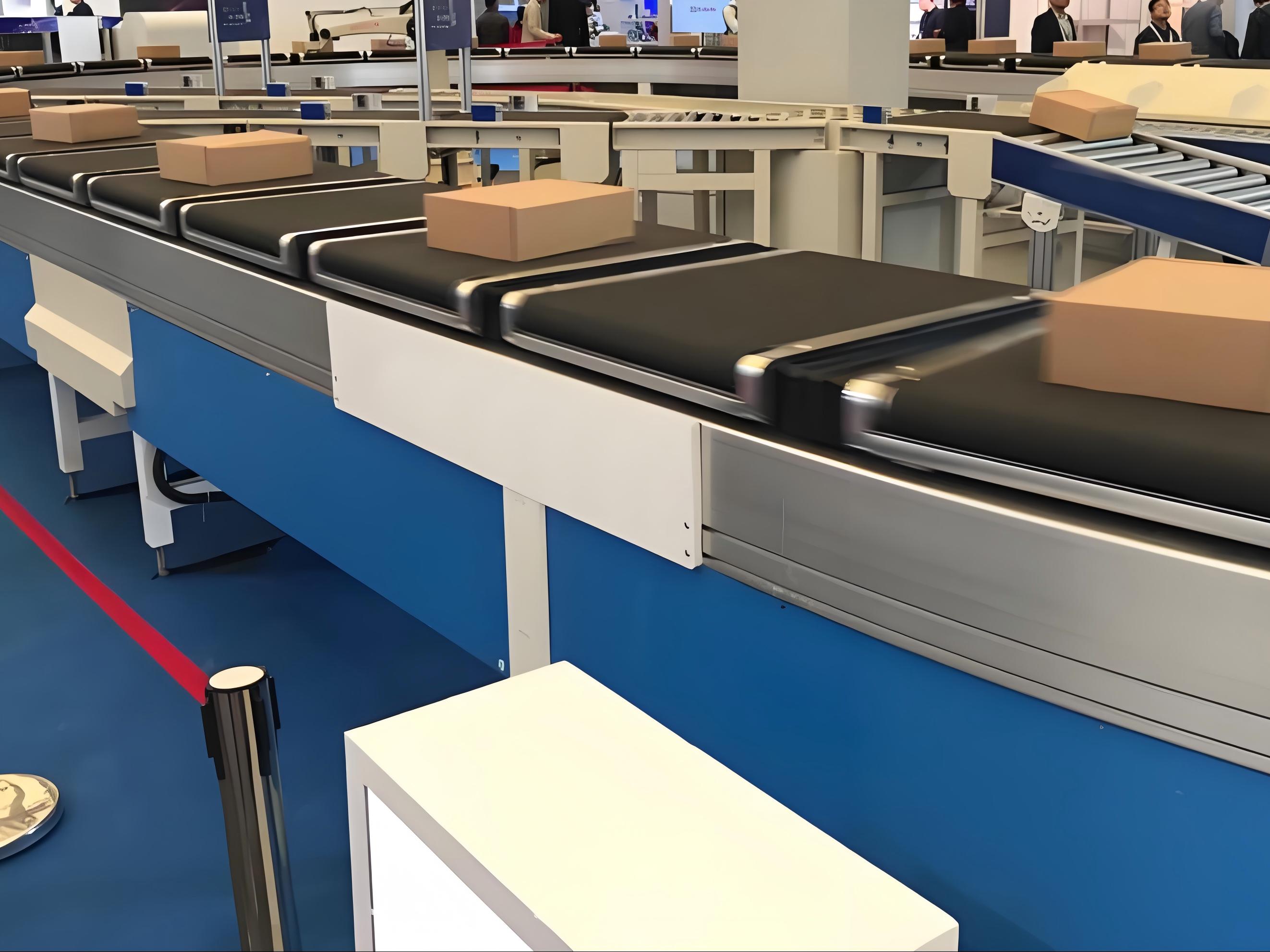 Logistic Companies Parcel Sorter Multi-lane Sorter For Express Delivery Sorting Circular Cross-belt Sorting Machine