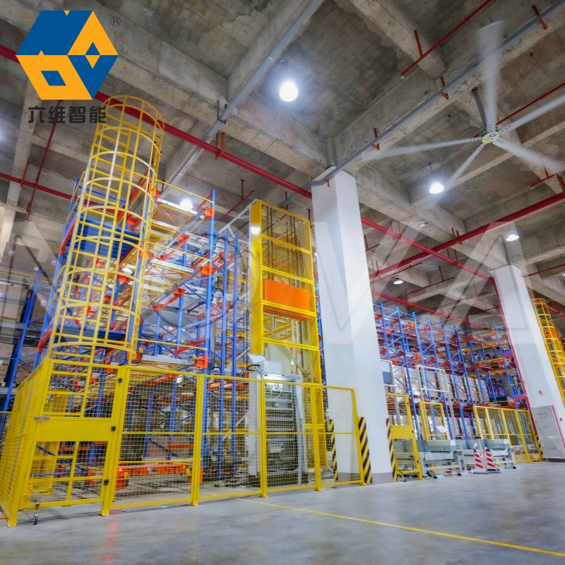 Manufacturer Automation Warehouse Cold Storage Racking High Density 4Way Shuttle ASRS Automated Storage Retrieval Rack System