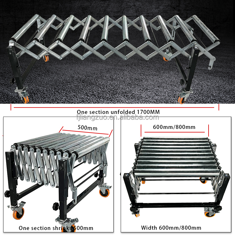 Carton Box Unloading Conveyor Belt E-commerce Logistics Express Sorting Roller Conveyor