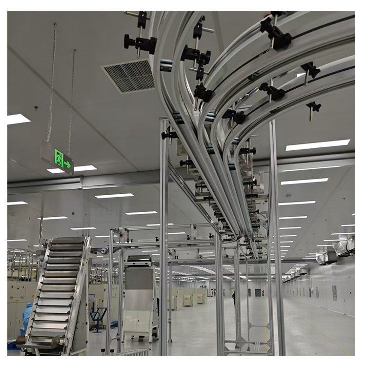 Connect Automated Production Line Equipment High Efficient Flexible Chain Conveyor