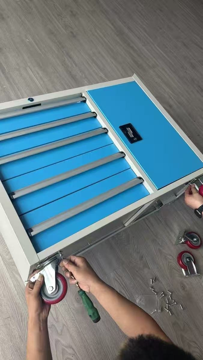 Professional Customizable Heavy-Duty First-Lass Mobile Tool Cabinet for Large Warehouse Operations