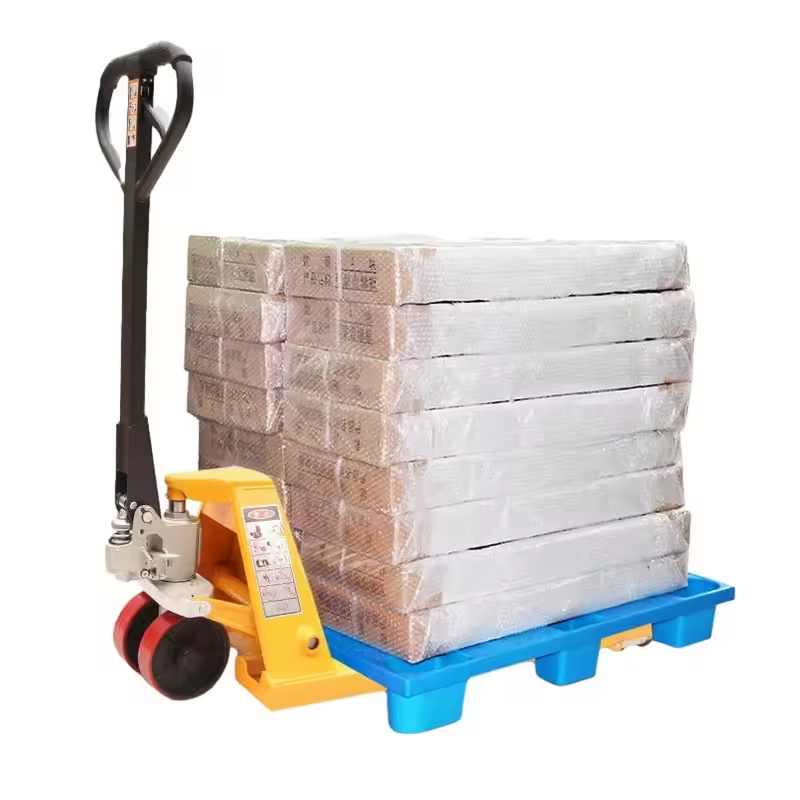 Good Price 2000 kg Pallet Jack Stacker Transpallet Manuale Hand High Lift Hydraulic Pallet Truck Trolley Lifter
