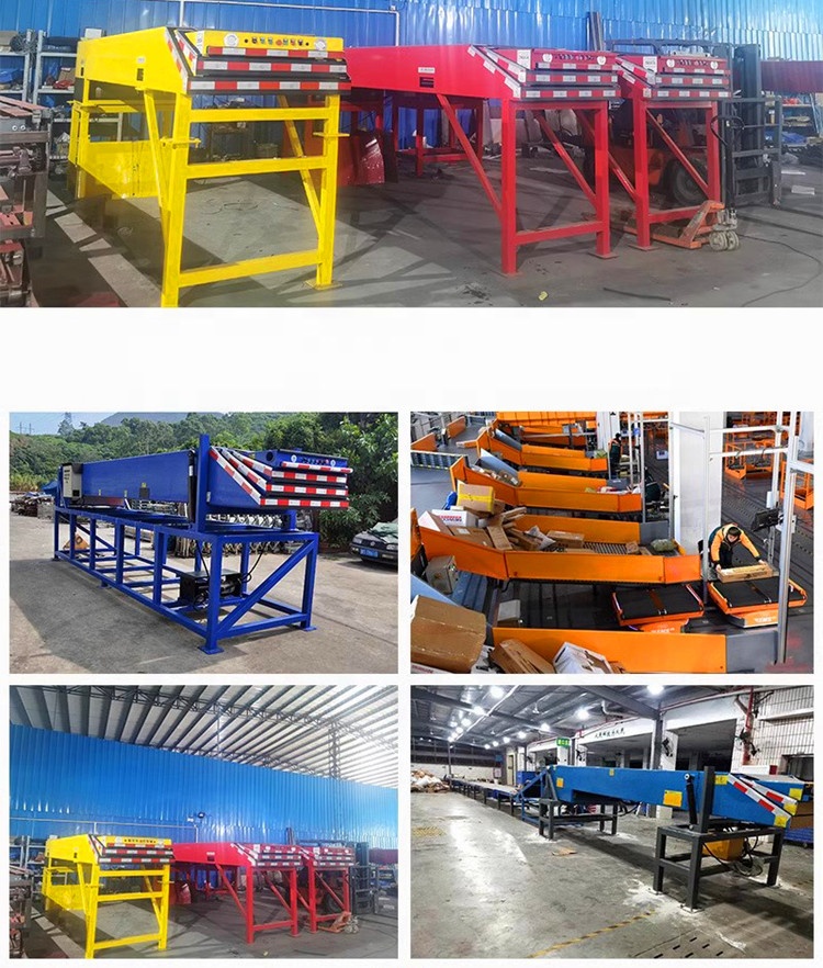 Mobile Transfer Container Retractable Belt Conveyor Adjustable Speed for Warehouse Truck Loading/Unloading Ramps