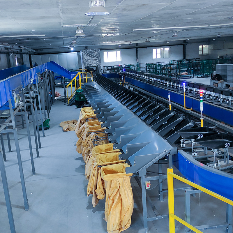 Smart Reversible Express Delivery Sorting Machine Compatible Large Small Items Highly Efficient Fully Automatic Logistics System
