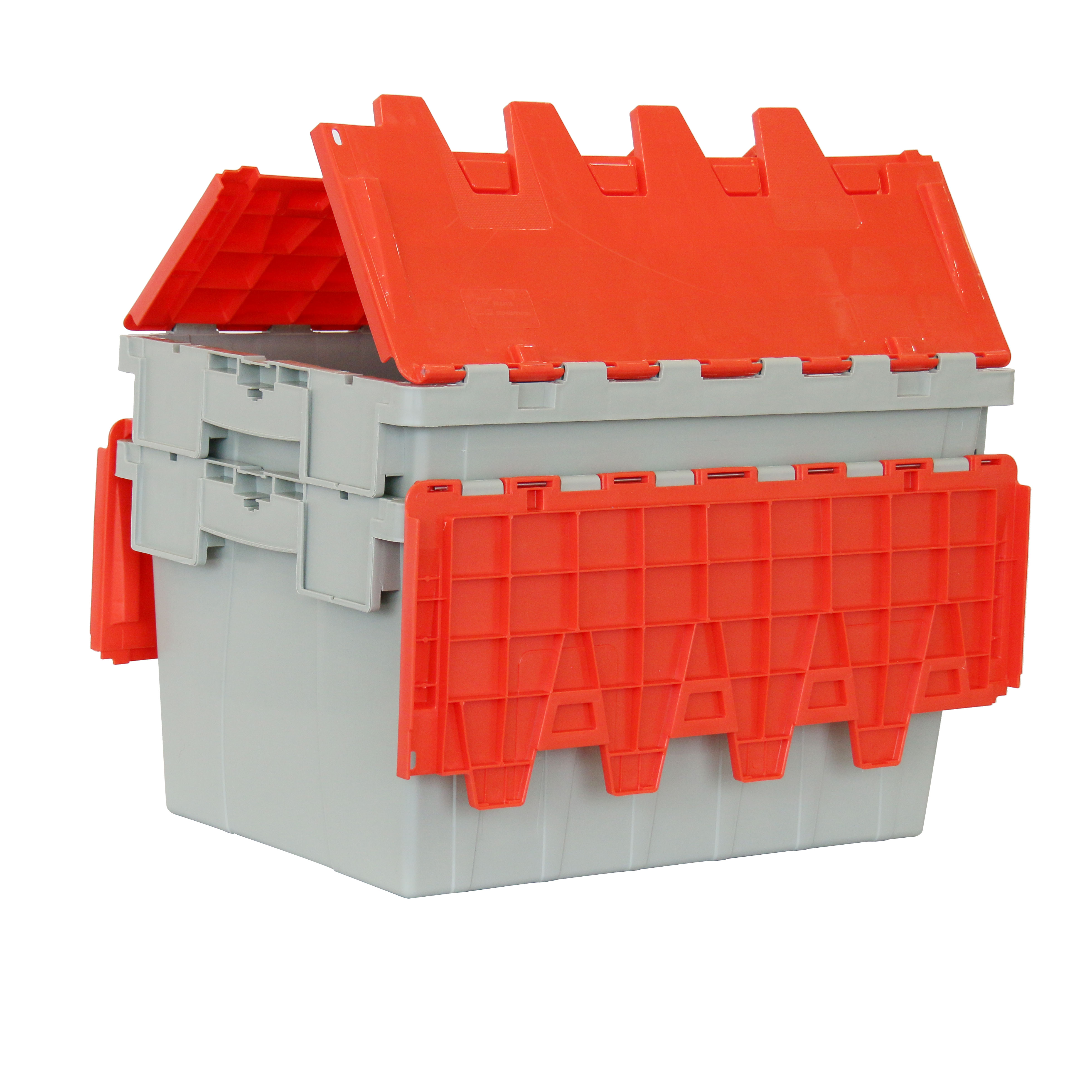 Hot Selling Large Heavy Duty Industry Tote Box Storage Containers Stackable Plastic Crate Logistic Distribution Moving