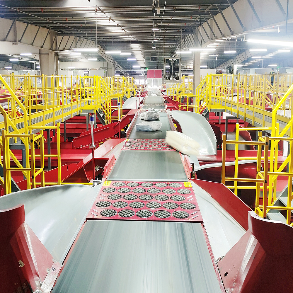 Automated Warehouse Sorting System Module - Swivel Wheel Diverter Conveyors &amp; Sorter Machine For Intelligent Manufacturing