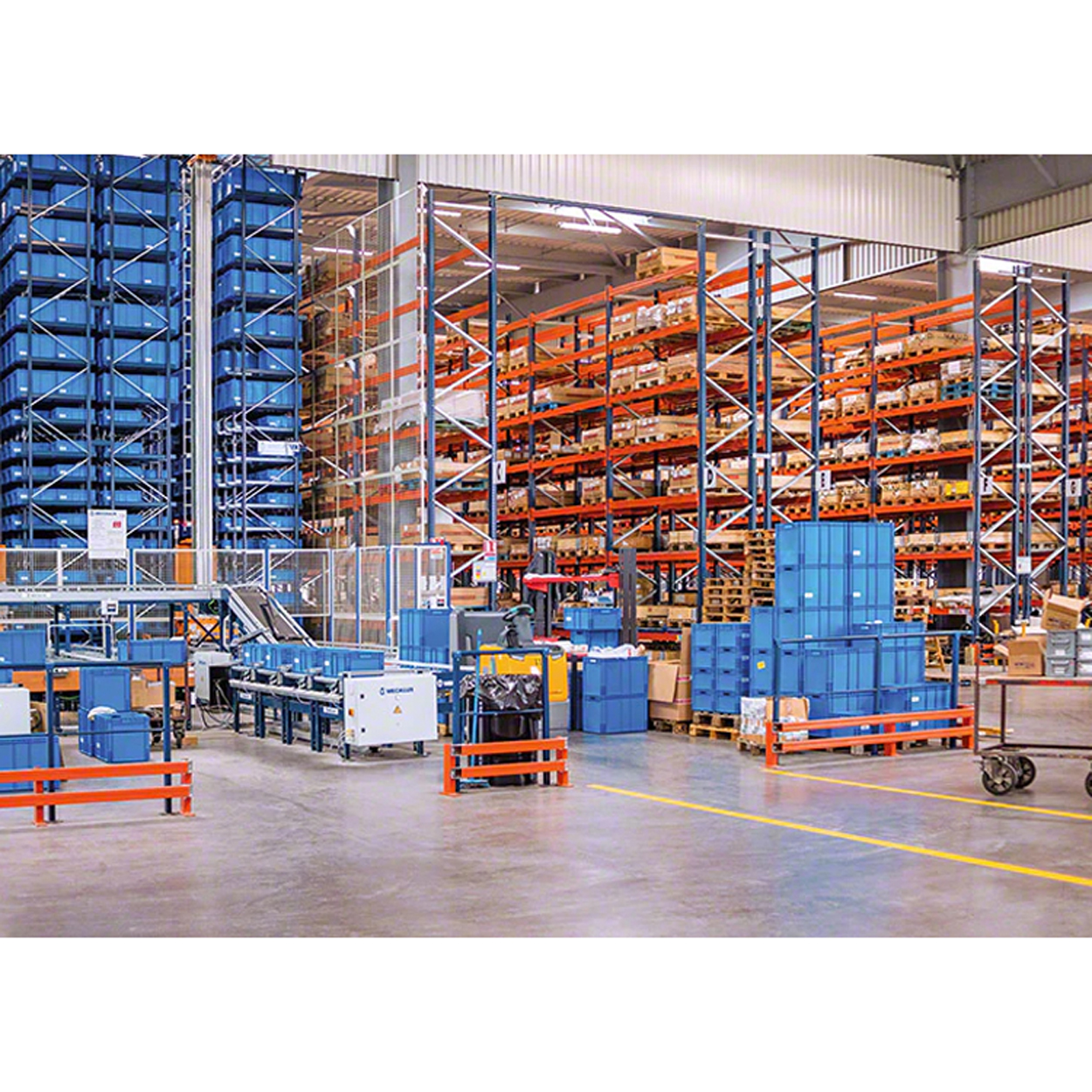 Pharmaceutical E-commerce Fulfillment Cold Chain Logistics ASRS Radio Shuttle Smart Intelligent Automated Warehouse System