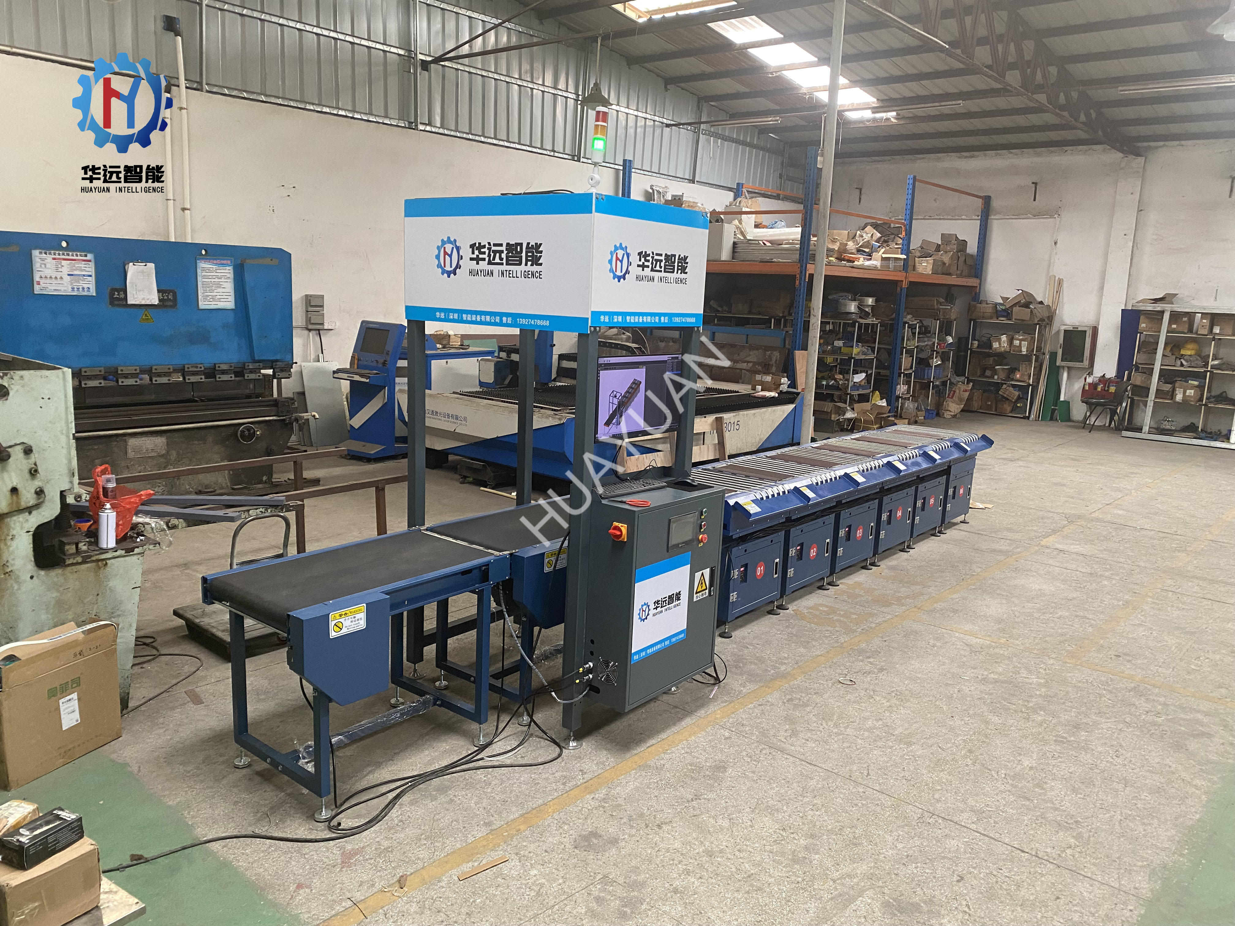 90 degree linear sorting machine overview