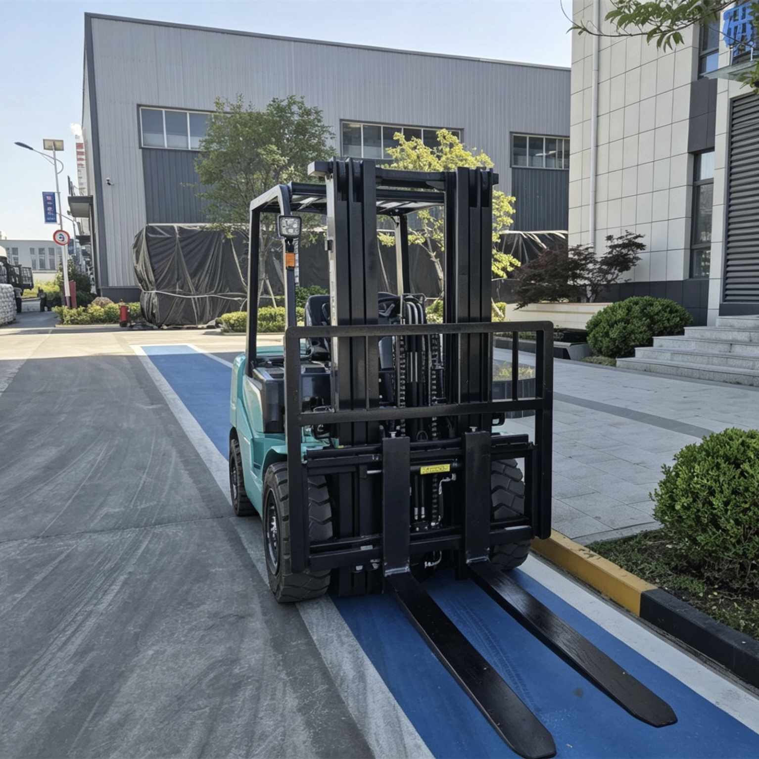 Cheap Price 3 Ton Battery Operated Electric Forklift Reliable Performance Warehouse Forklift For Sale