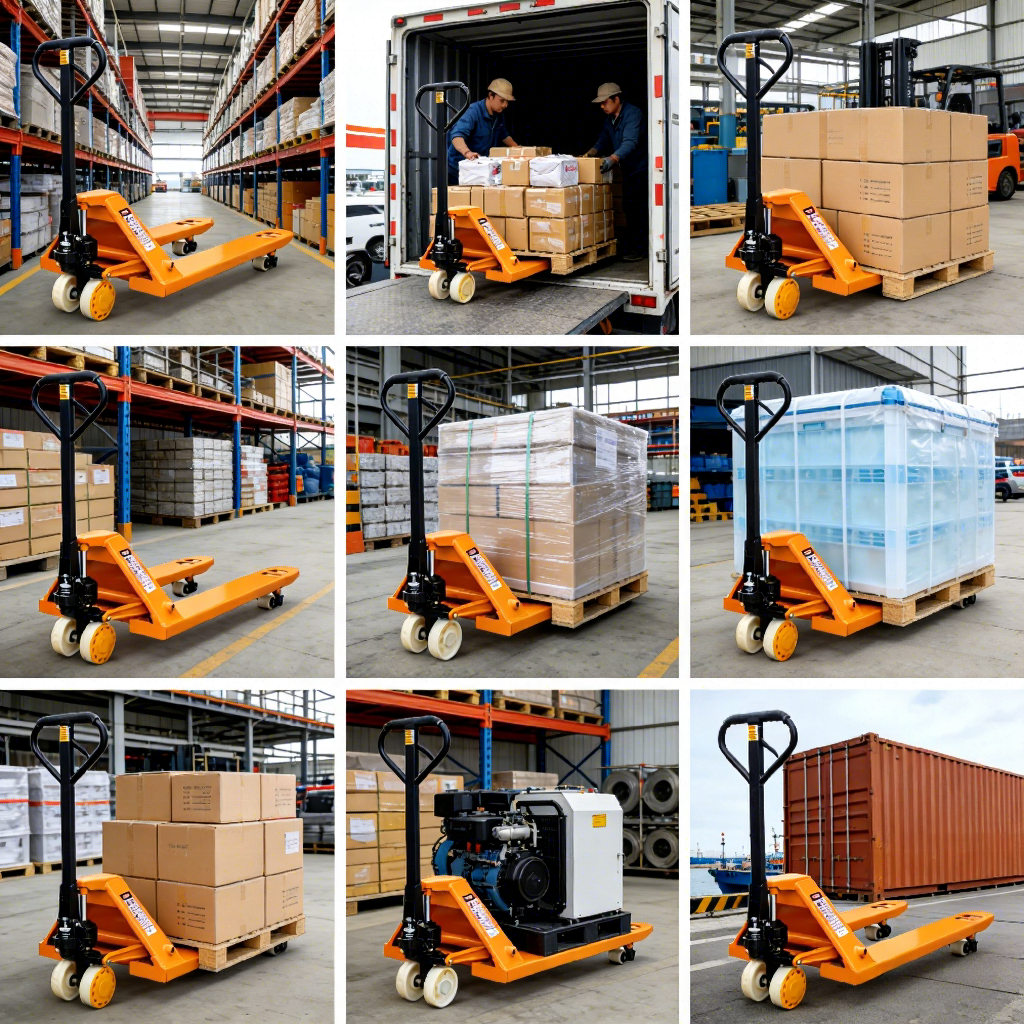 Hot Sale Hand Pallet Truck 2 Ton 3 Ton 5 Ton Hand Pallet Jack 1 Ton Manual Pallet Truck for Handling