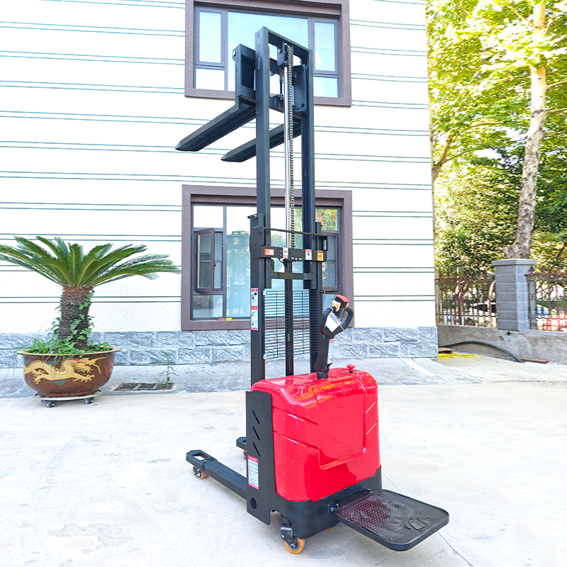 Electric Pallet Jack Forklifts Small Warehouse Narrow Aisle Pallet New Electric Stacker Lifter 1.5 Ton 2ton Electric Stacker
