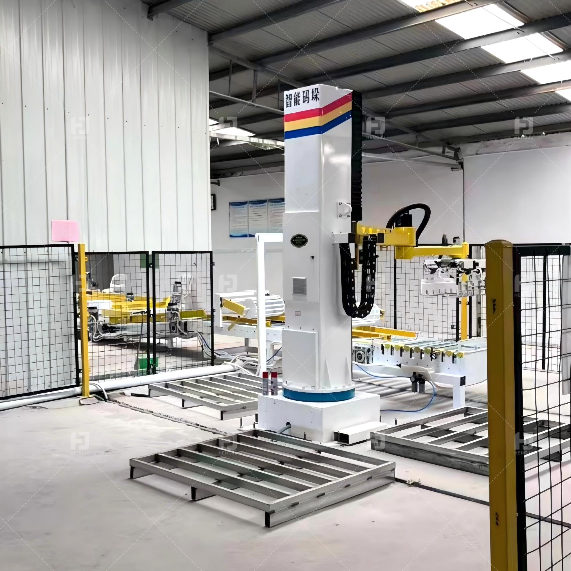 Servo Driven Rotary Arm Palletizing System for Warehouse Logistics and Packaging Facilities 400bags/h